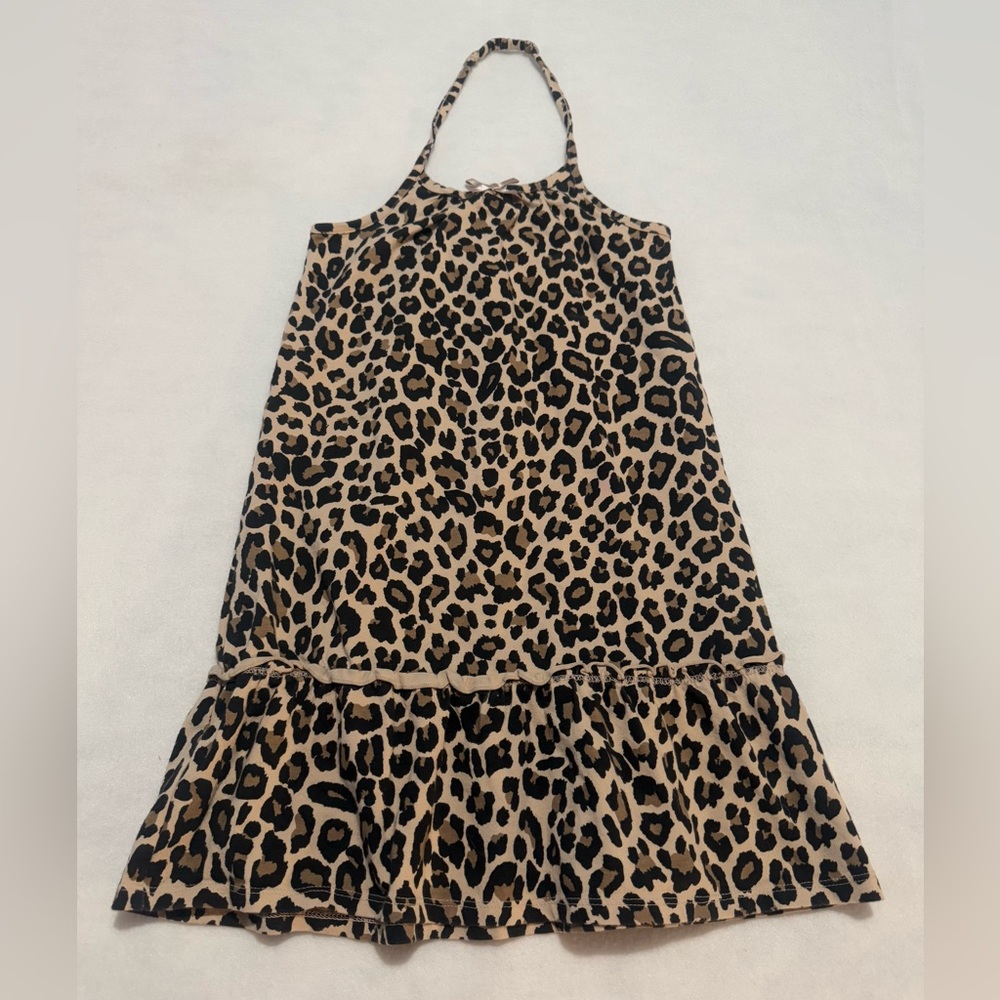 Leopard Backless Dress
